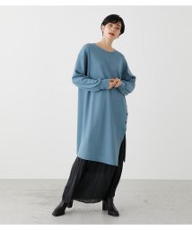 AZUL by moussy(アズールバイマウジー)/SLIT BUTTON TOPS/BLU