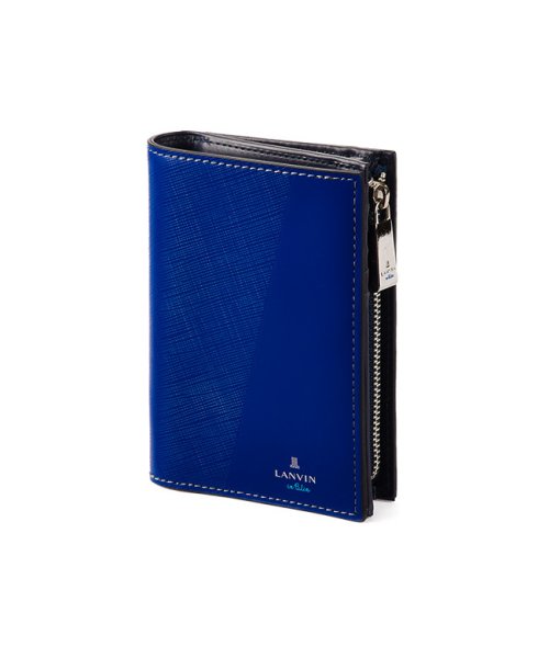 ランバンオンブルー 財布 二つ折り財布 本革 メンズ レディース Lanvin En Bleu パーシャル ランバン Lanvin Magaseek