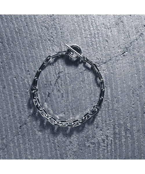 MAISON mou(メゾンムー)/【YArKA/ヤーカ】silver925 thick long oval chain bracelet [LVO2]/オーバルチェーンミックスブレスレット シル/シルバー