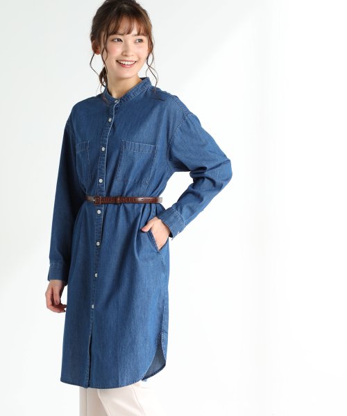 デニムマオカラーワンピ ハニーズ Honeys Magaseek