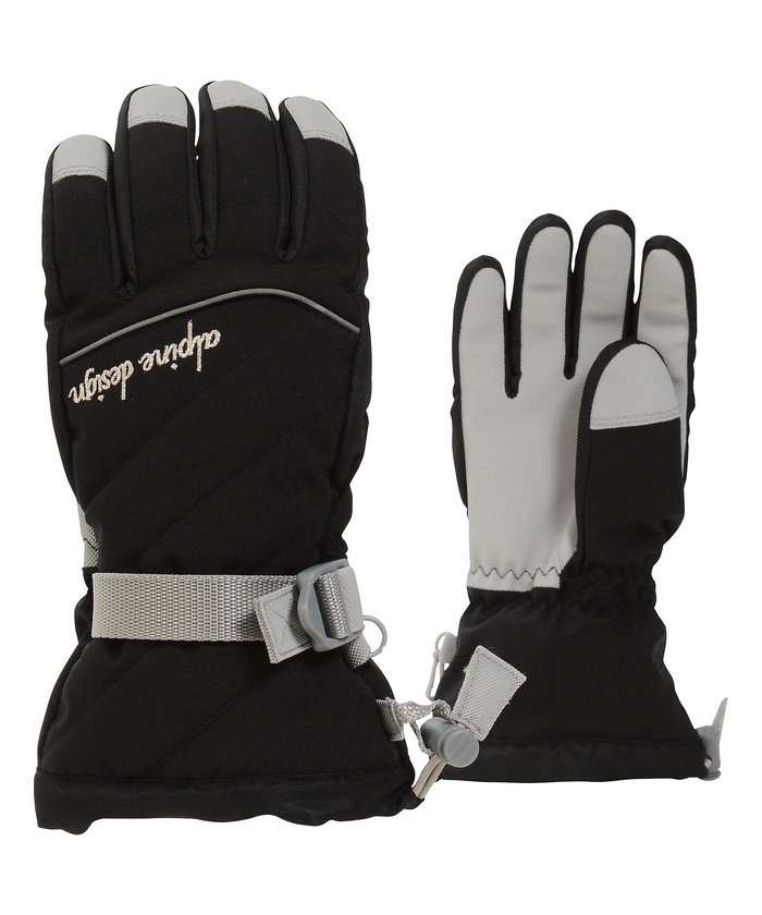 アルパインデザイン キッズ ジュニアウィンターオーバーグローブ 防水フィルム入り アルパインデザイン Alpine Design Magaseek