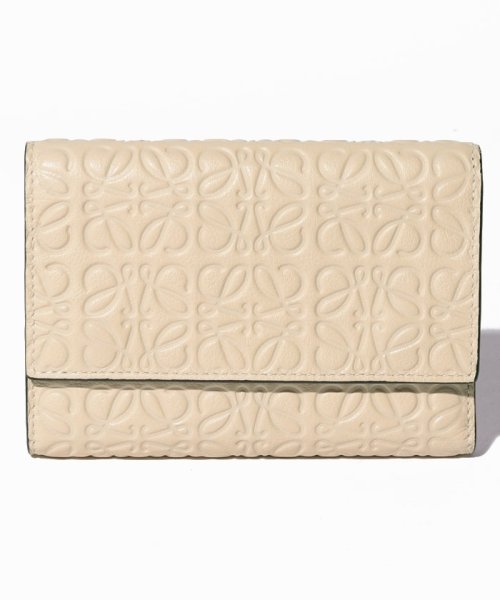 LOEWE(ロエベ)/【LOEWE】ロエベ SMALL VERTICAL ZIP WALLET/IVORY