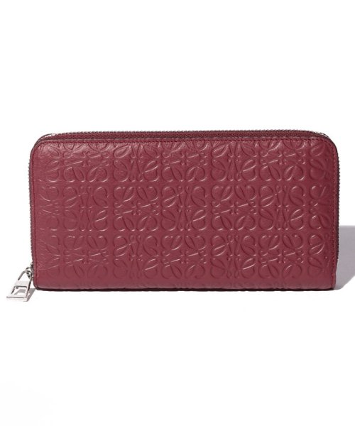 LOEWE(ロエベ)/【LOEWE】LOEWE SLG ZIP AROUND WALLET/RASPBERRY