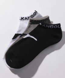 KANGOL/KANGOL / カンゴール　ビッグロゴアンクル丈ソックス3足セット / 靴下 くるぶし 定番 シンプル/503746111