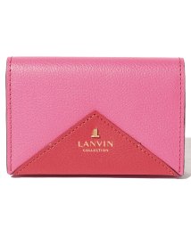 LANVIN COLLECTION(BAG)(ランバンコレクション（バッグ）)/名刺・カード入れ【ヴァルスパース】/ピンク