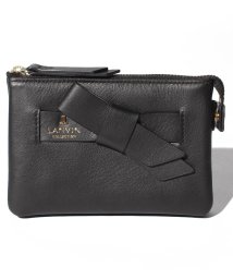 LANVIN COLLECTION(BAG)(ランバンコレクション（バッグ）)/小銭・カード入れ【ラペリパース】/ブラック