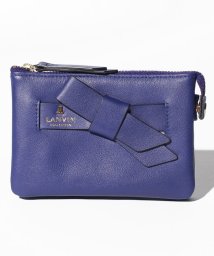 LANVIN COLLECTION(BAG)(ランバンコレクション（バッグ）)/小銭・カード入れ【ラペリパース】/ネイビー