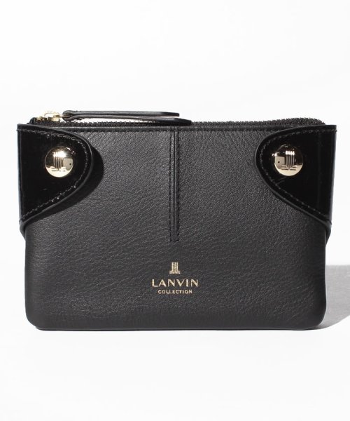 LANVIN COLLECTION(BAG)(ランバンコレクション（バッグ）)/小銭・カード入れ【オンディーヌパース】/ブラック