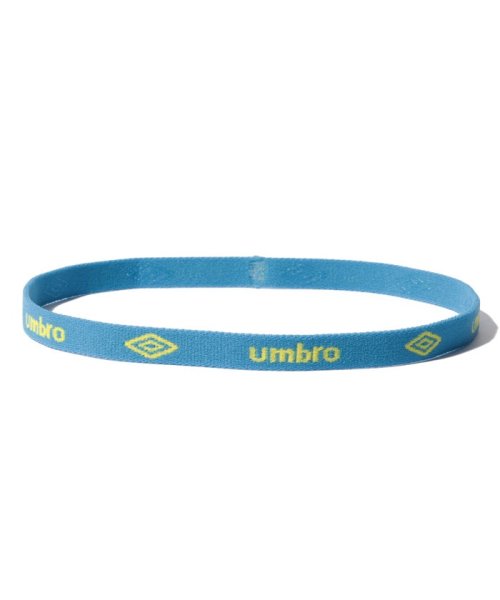 umbro(アンブロ)/ヘアバンド/ライトブルー×イエロー