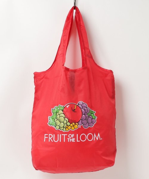 MAISON mou(メゾンムー)/【FRUIT OF THE LOOM/フルーツオブザルーム】PACKABLE ECO TOTE ST/レッド