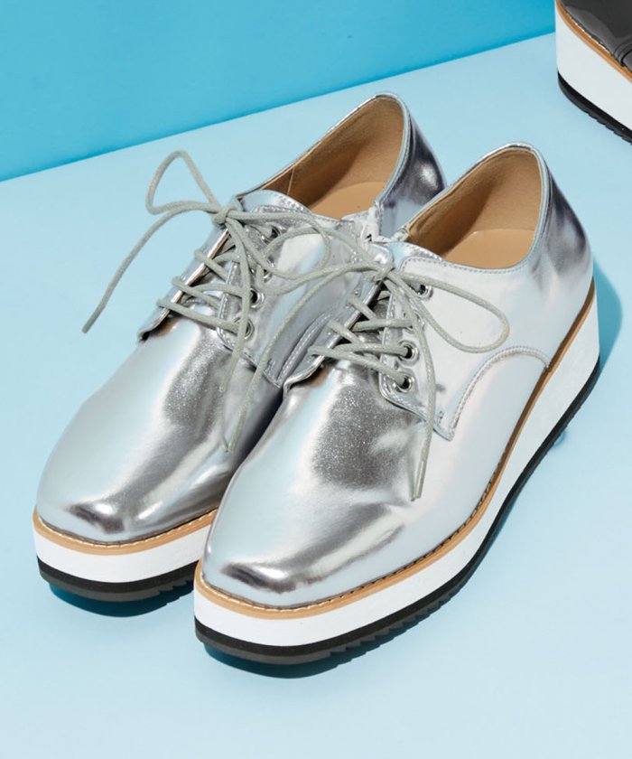 幅広ゆったり厚底レースアップシューズ ラナン Ranan Magaseek