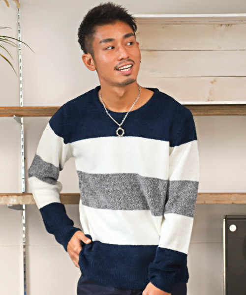 クライマックスセール Agr ボーダー セーター メンズ Agr 絶対一番安い Lanmexx Com