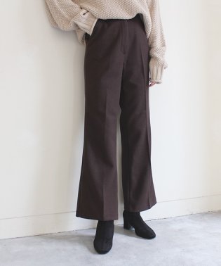 MODE ROBE/センタープレスフレアパンツ/503761850