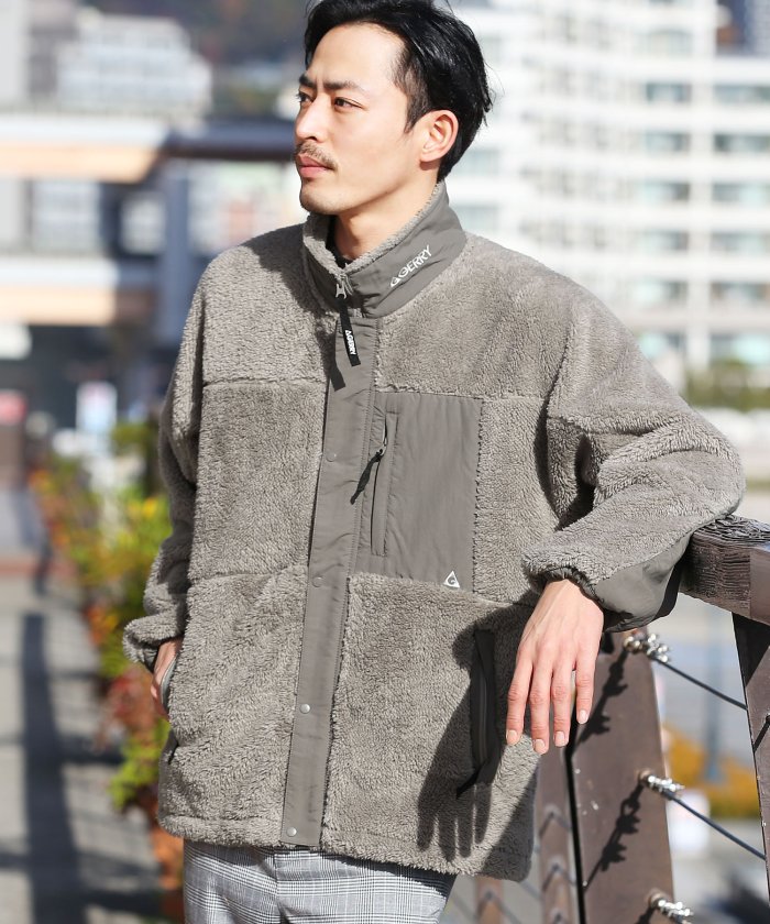 Gerry ジェリー Boa Half Jk ボア ブルゾン ジャケット ボアアウター ボア メンズ アウター ブランド フリース ジギーズショップ Jiggys Shop Magaseek