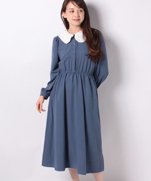 セール 白衿ワンピース オリーブデオリーブ Olive Des Olive Magaseek