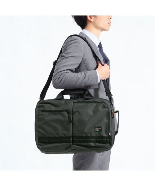 ALPHA INDUSTRIES(アルファインダストリーズ)/アルファインダストリーズ ビジネスバッグ ALPHA INDUSTRIES ショルダーバッグ リュック BIS 3WAY BAG 斜めがけ B4 TZ1046/グレー