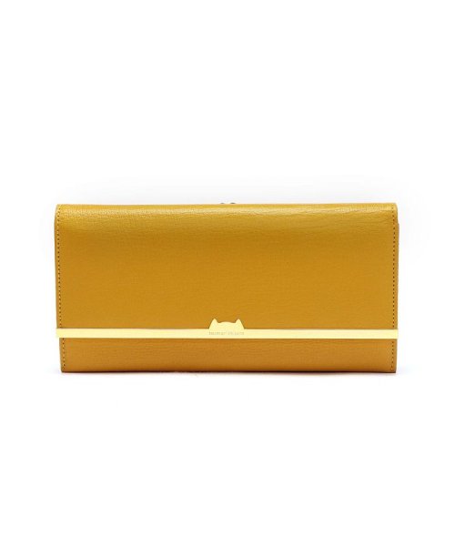 ツモリチサト 財布 Tsumori Chisato Carry プットオンネコ ガマ束入れ 長財布 がま口 かぶせ 本革 小銭入れ付き 日本製 ツモリチサトキャリー Tsumori Chisato Carry Magaseek