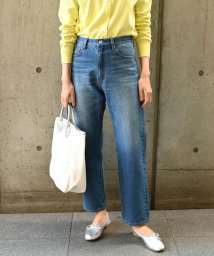 SHIPS any WOMEN(シップス　エニィ　ウィメン)/SHIPS any:〈ウォッシャブル〉ハイライズ ストレート デニムパンツ［SHIPS any DENIM］/ブルー