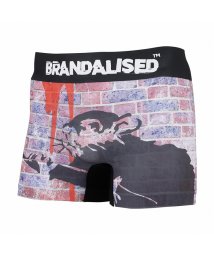 MAC HOUSE(men)(マックハウス（メンズ）)/【缶バッジプレゼントキャンペーン対象商品】BRANDALISED ブランダライズド 総柄ボクサーパンツ MH/BP02/レッド