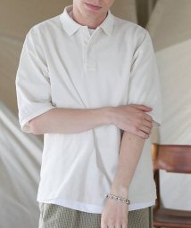 GLOSTER(GLOSTER)/【unfil / アンフィル】organic cotton－pique h/s polp shirt #WOSP－UM223/ホワイト