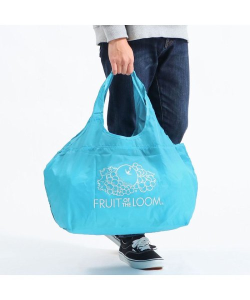 FRUIT OF THE LOOM(フルーツオブザルーム)/フルーツオブザルーム エコバッグ FRUIT OF THE LOOM PACKABLE MARKET BAG パッカブル 30L レジカゴ 14714000/サックス