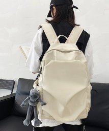 miniministore(ミニミニストア)/リュックサック レディース ディパック 大きい 軽量 A4 大容量 かばん 通勤 通学 バッグ 使いやすい 韓国 ファッション/オフホワイト