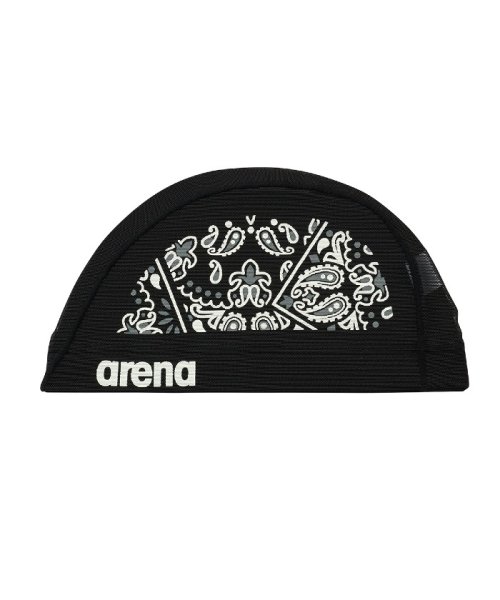 arena (アリーナ)/グラフィック メッシュキャップ/ブラック系