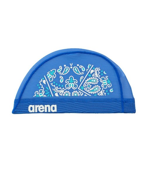 arena (アリーナ)/グラフィック メッシュキャップ/ブルー系