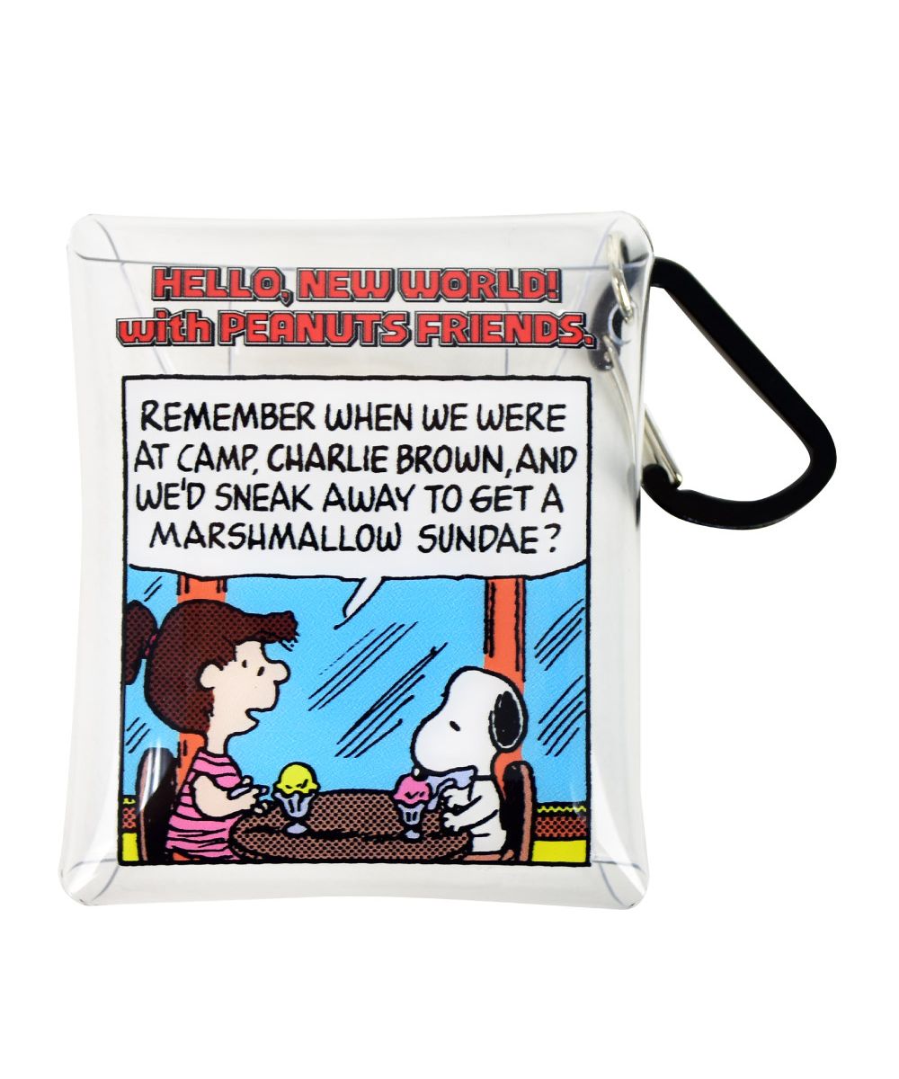 スヌーピー イヤホン ポーチ 小物入れ ミニ 有線 ワイヤレス 収納 Air Pods Pro クリアマルチケース Ssサイズ レディース ランナー Runner Magaseek
