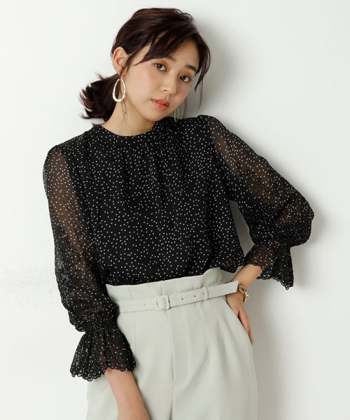 楊柳刺繍ブラウス ジャスグリッティー Jusglitty Magaseek