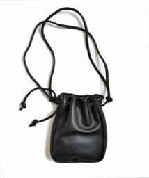 ARGO TOKYO(アルゴトウキョウ)/Mini drawstring bag 26002　ミニ巾着バッグ　巾着バッグ　バッグ　ファッション小物/ブラック