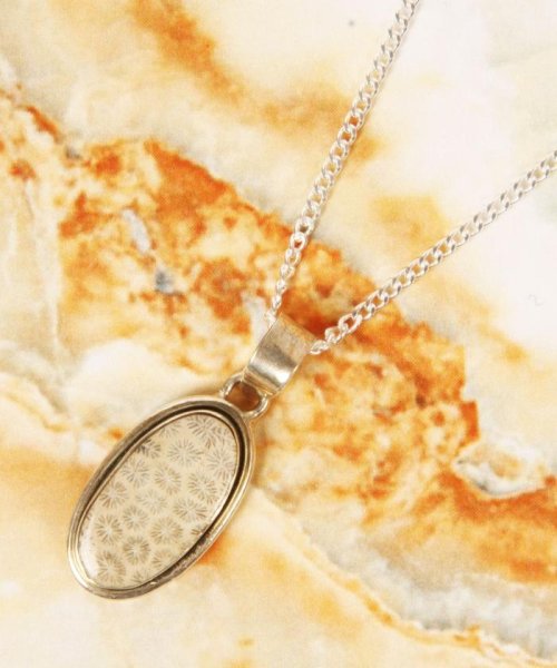 セール フォッシルコーラル楕円ネックレス ワイスチャーム Wythecharm Magaseek セール フォッシルコーラル楕円ネックレス ワイスチャーム Wythecharm Magaseek