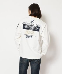 AVIREX(AVIREX)/セカンドエアフォース クルーネックTシャツ/L/S 2nd. AIR FORCE PATCH CREW NECK T－SHIRT/WHITE