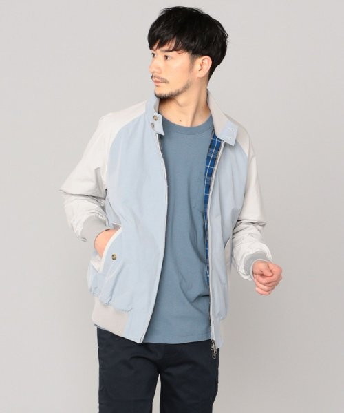 SHIPS MEN(シップス　メン)/【SHIPS別注】BARACUTA: G－9 AUHTENTIC 2トーン ブルゾン/ライトブルー