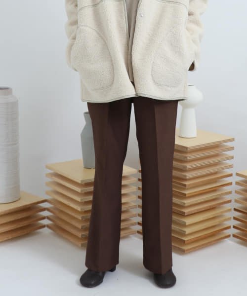 セール 42 Off Web 一部店舗限定 ウールライクキックフレアパンツ センスオブプレイス バイ アーバンリサーチ Sense Of Place By Urban Research Magaseek
