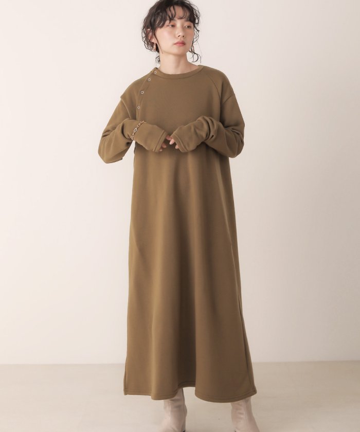 セール 80 Off Web限定 裏起毛バックスリットロングワンピース バブ Bab Magaseek