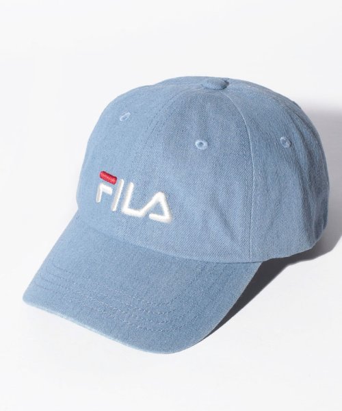 FILA（Hat）(フィラ（ボウシ）)/リニアロゴローキャップ/サックス