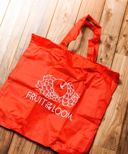 ar/mg(エーアールエムジー)/【W】【14575500】【FRUIT OF THE LOOM】FTL PACABLE TOTE BAG/レッド