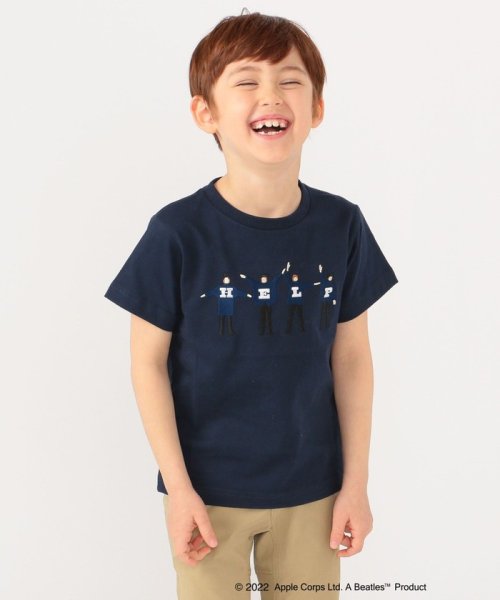 SHIPS KIDS(シップスキッズ)/SHIPS KIDS:＜家族おそろい＞【THE BEATLES（ザ・ビートルズ）】TEE 2(100～130cm)/ネイビー