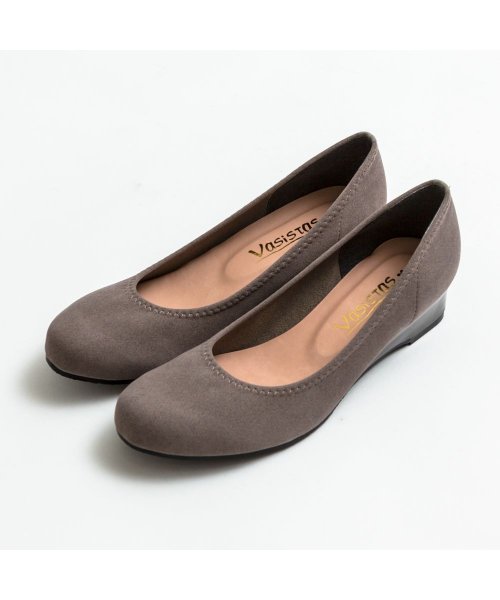 セール スエードウェッジソール パンプス 日本製 靴 レディースシューズ 婦人靴 アールエムストア Rm Store Magaseek
