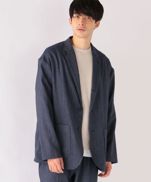 セール Ships Any オーバーサイズ デニム ライク テーラードジャケット シップス エニィ メンズ Ships Any Mens Magaseek