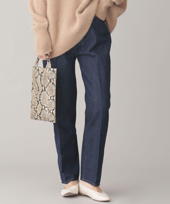 セール センタープレスデニムパンツ ナノ ユニバース Nano Universe Magaseek