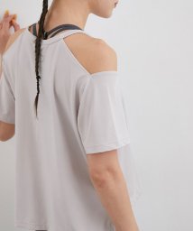 NERGY(ナージー)/UV＆吸水速乾 オープンショルダーTシャツ/ピンク（63）