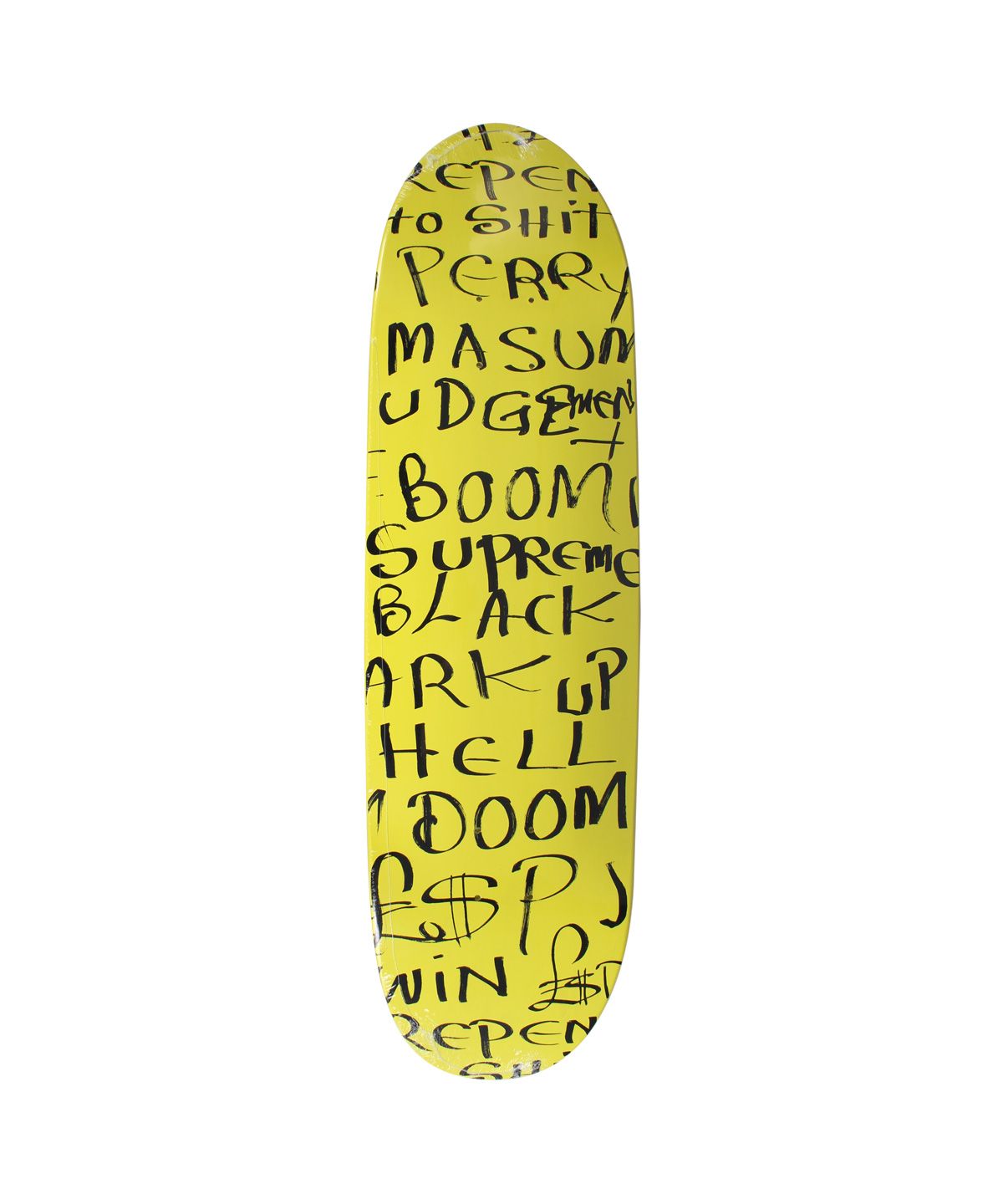 SUPREME シュプリーム ×Public Enemy Skate Deck パブリックエネミー スケートボードデッキ スケボーデッキ ブラック