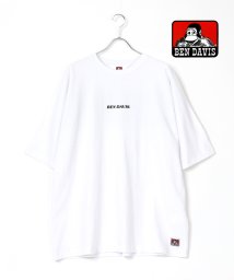 LAZAR(ラザル)/【Lazar】BEN DAVIS/ベンデイビス ビッグシルエット ロゴ バックプリント Tシャツ/ホワイト