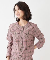 ノーカラージャケット ピンク 桃色 のファッション通販 Magaseek ノーカラージャケット ピンク 桃色 のファッション通販 Magaseek