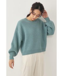 SHEL'TTER SELECT(シェルターセレクト)/オーバーサイズバンプニットトップス/L/BLU1