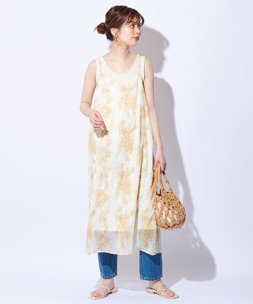 セール Natural Couture ほんのりタイダイキャミワンピース ナイスクラップ アウトレット Nice Claup Outlet Magaseek