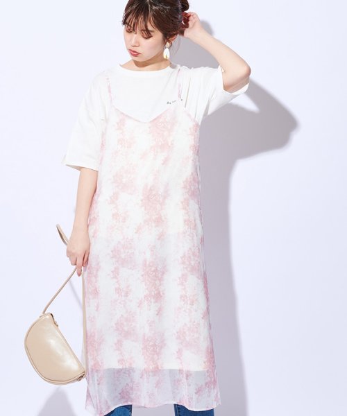 セール 75 Off Natural Couture ほんのりタイダイキャミワンピース ナイスクラップ アウトレット Nice Claup Outlet Magaseek