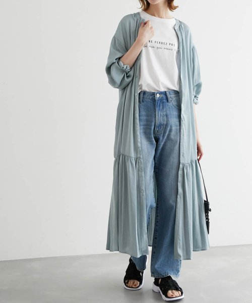 セール ローウエスト切替サテンシャツワンピース ロペピクニック Rope Picnic Magaseek